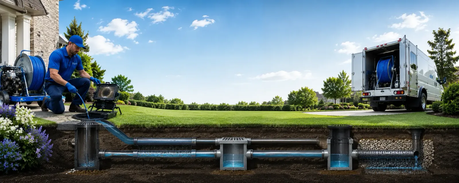 Outdoor drain cleaning information for Tolstoy, SD